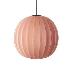 Made By Hand  - Knit-Wit 75 Round Pendant LED - Coral